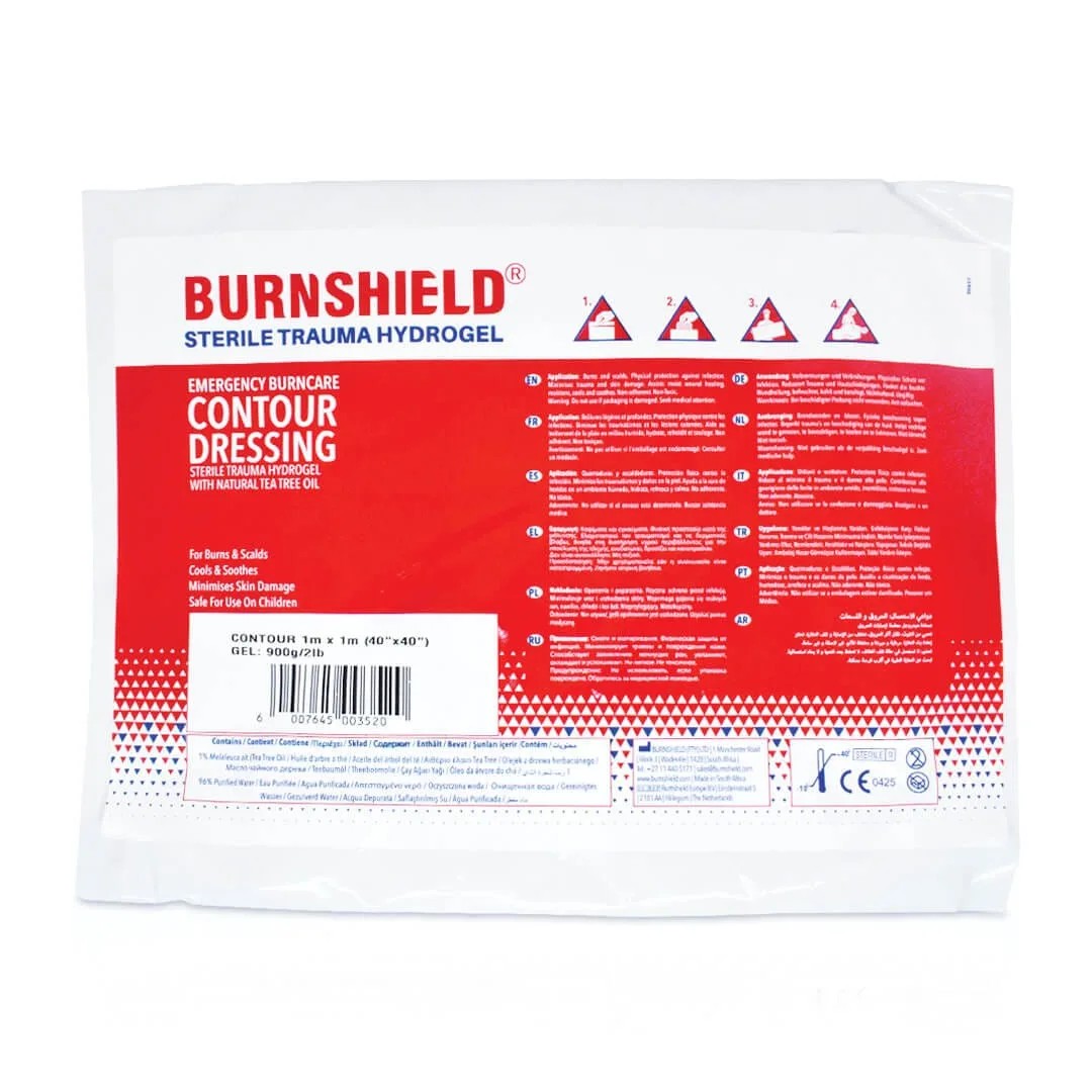 Burnshield Yanık Örtüleri Hdrojel  - 1 mt x 1 mt 900 g jel