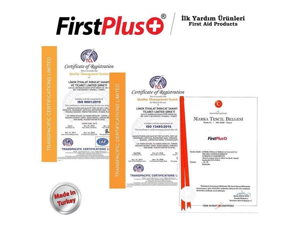 İlk Yardım Çantası Duvara Monte Taşınabilir First Plus 04.101
