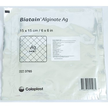 Biatain Aljinat Ag Yara Örtüsü - Biatain Aljinat Ag Yara Örtüsü 15 cm x 15 cm 037650