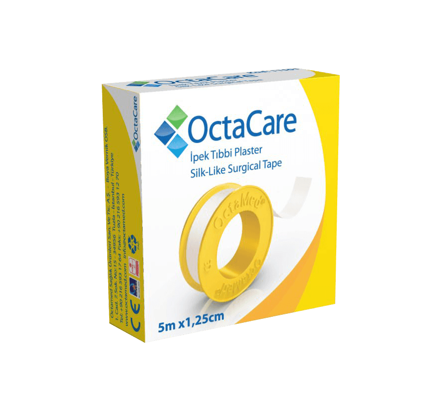 Octacare İpek Tıbbi Flaster - 5m x 1.25 cm