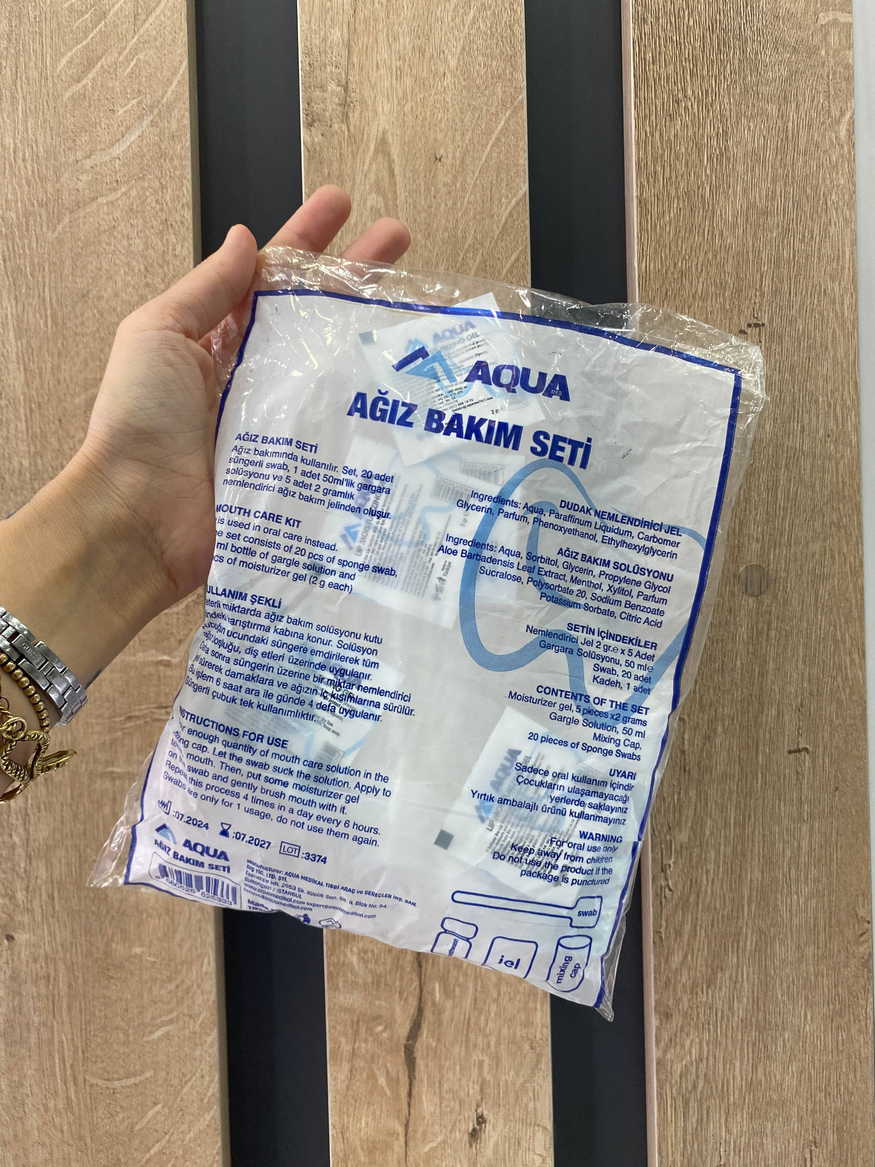 Hasta Ağız Bakım Seti 20'li (poşetli)
