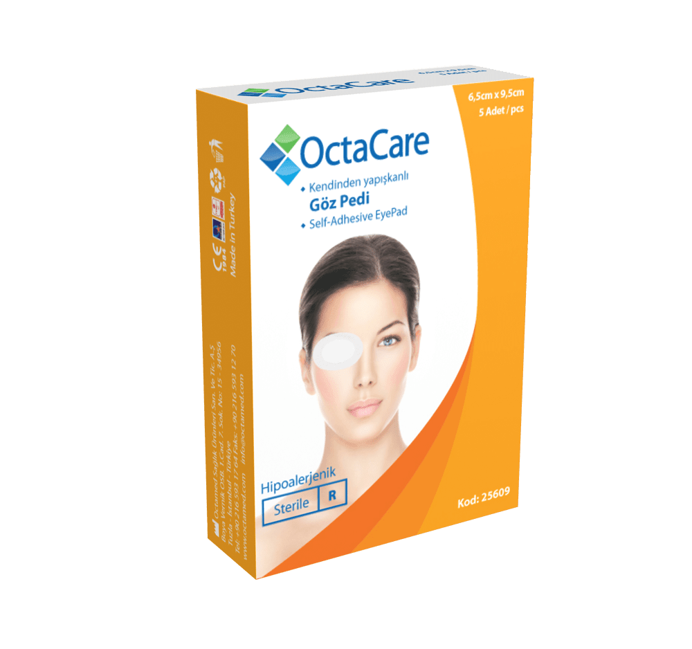 OctaCare Steril Göz Pedi - 609	6,5 cm x 9,5 cm	5