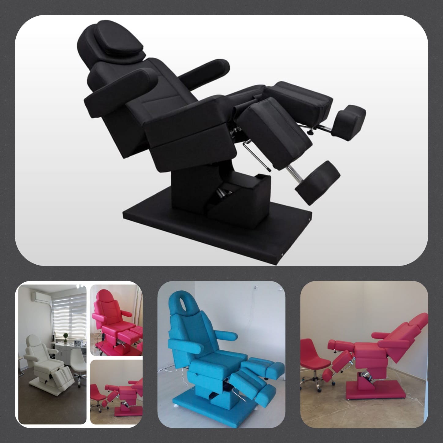 Ayak Bakım Koltuğu 60 X 180 X 60-80 cm / 50 kg e-226/a