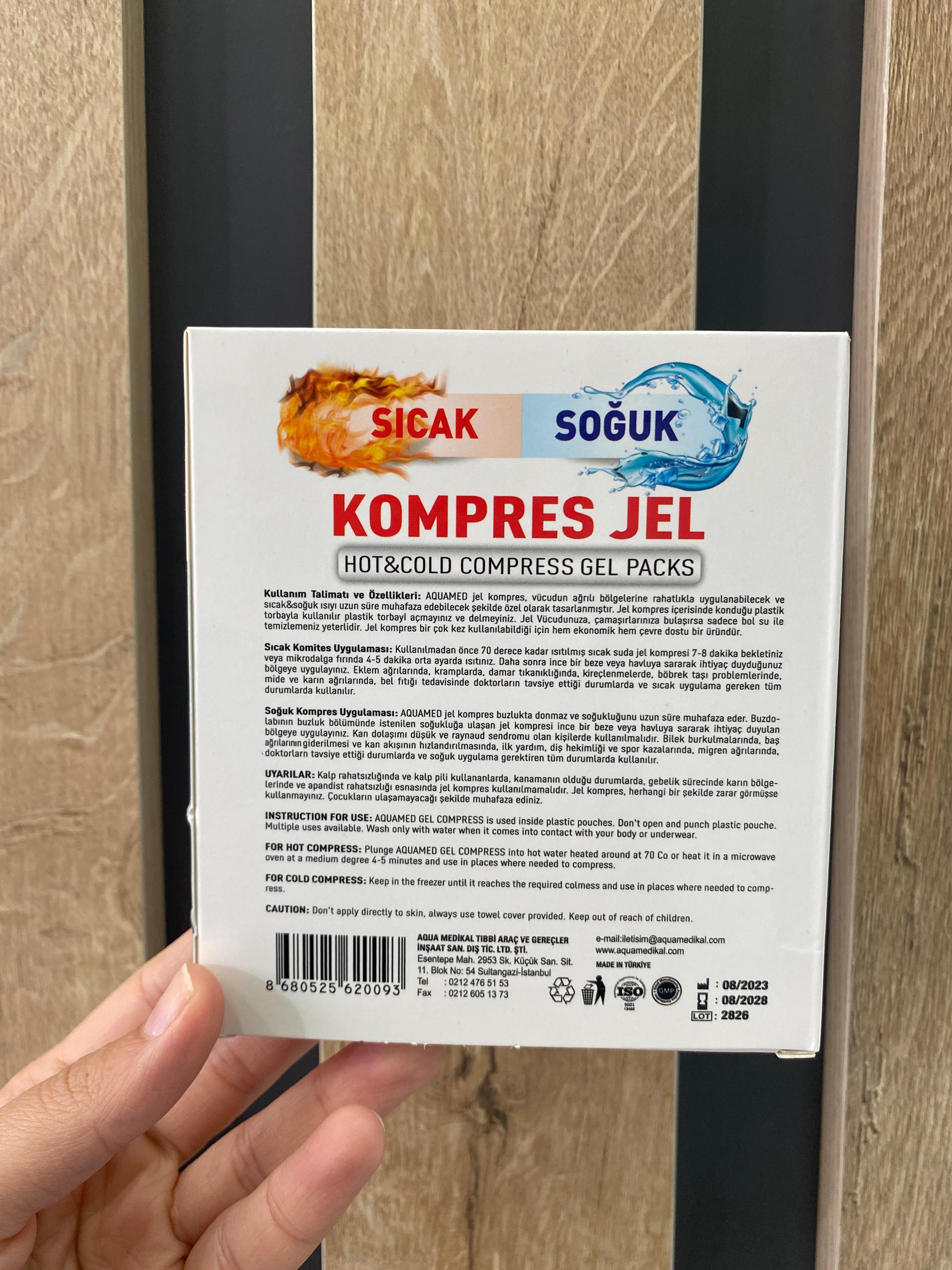 Termojel - Soğuk Sıcak Jel Kompres