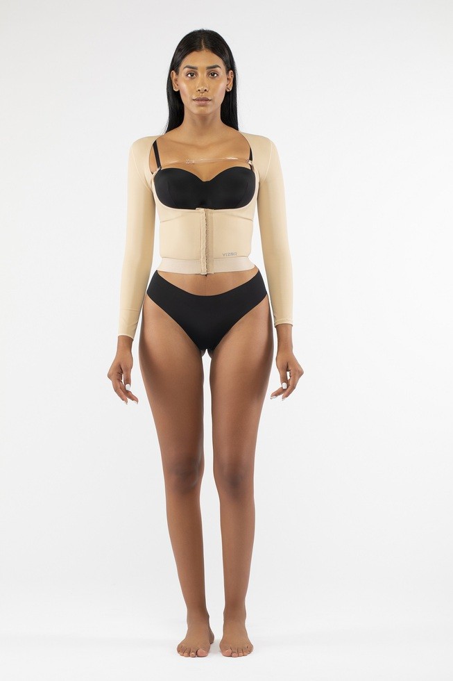 Post Op Liposuction Yeleği Ten (Açık) Code 1822
