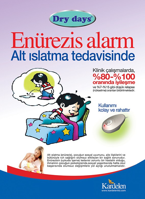 Plus Idrar Enürezis Alarm Cihazı Sesli /  Titreşimli - Orjinal (Yeşil)