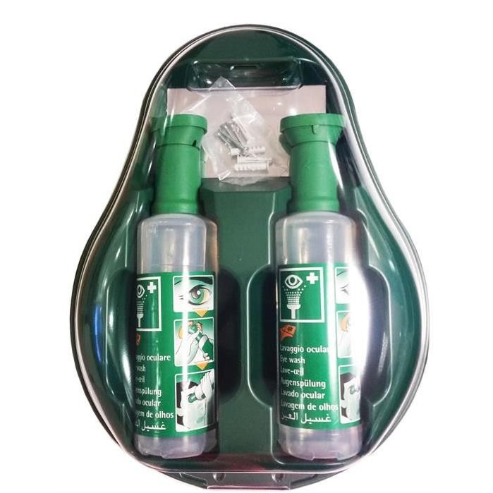 Göz Duşu İstasyonu Duvara Monte Aynalı 500 ml x2 Şişe