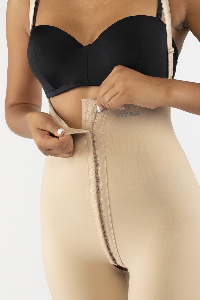 Karın-Diz Üstü Post Op Askılı Liposuction Korsesi Ten Code 1840