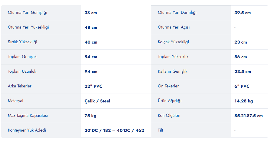 G100c Pediatrik Tekerlekli Sandalye