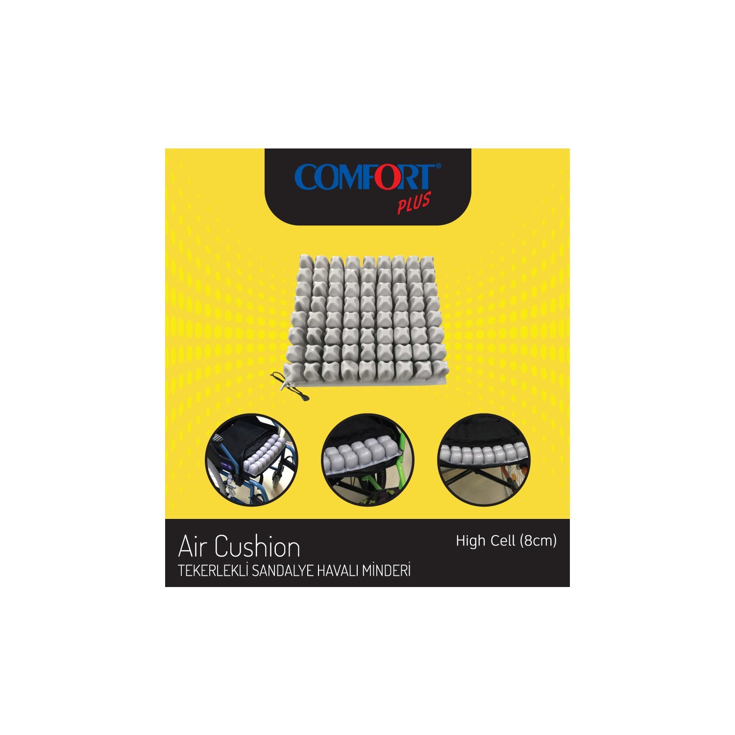 DM-845 Havalı Oturma Minderi 45x40x8