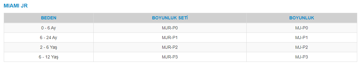 Miami Jr Boyunluk Çocuk İçin