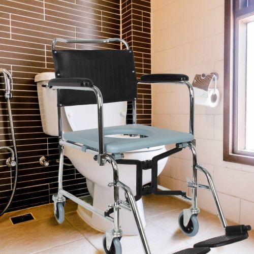 Comfort Plus KY689 Banyo Ve Tuvalet Özellikli Tekerlekli Sandalye