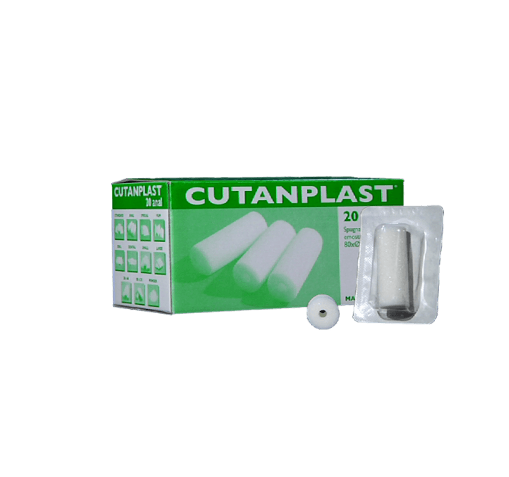 Anal Hemostatik Emici Tampon Sünger 80x30 ømm 20 li kutu
