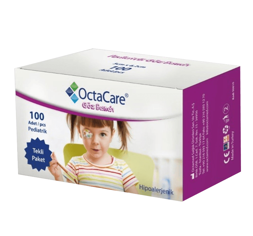 OctaCare Pediatrik Göz Pedi - 50610	5 cm x 6,2 cm	100 Adet