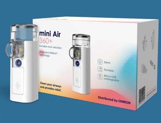 Taşınabilir Ultrasonik Nebulizatör Cihazı Mini 360+
