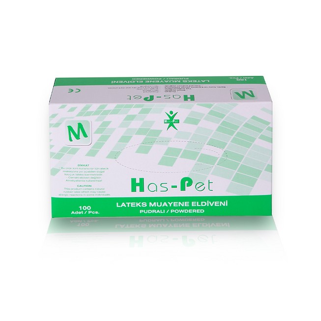 Muayene Eldiveni Pudralı Lateks  - Medium
