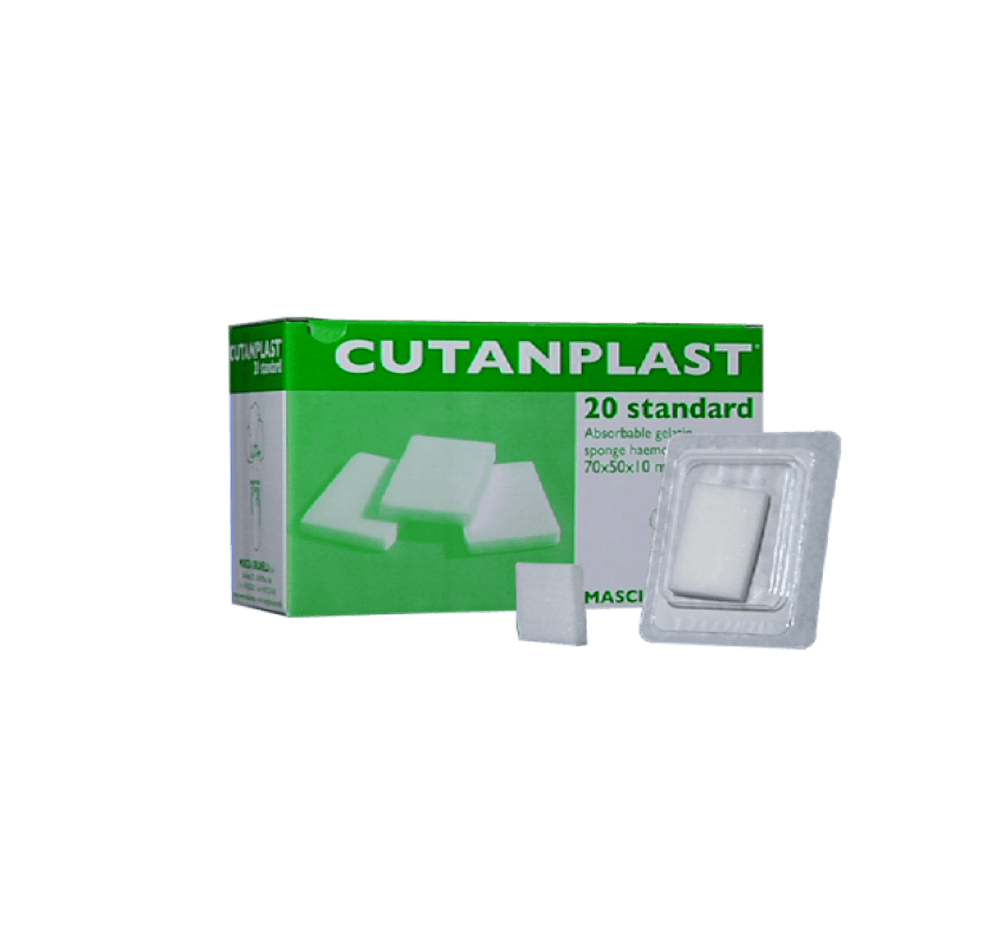 Spongostan Standart Kanama Durdurucu Sünger 70 x 50 x 10 mm ( Kesilebilir )
