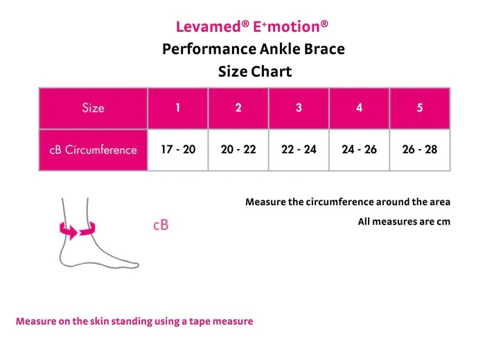 E+motion Levamed Ayak Bileği Spor Desteği