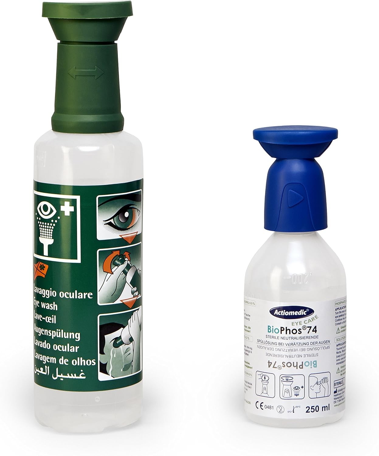 Göz Duşu Seti 250 ml pH nötr, 500 ml Toz ve Çapak Solüsyonu - Uzun Miadlı