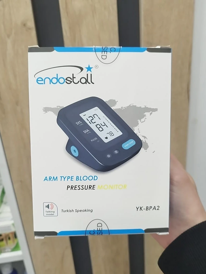 TÜRKÇE KONUŞAN KOLDAN DİJİTAL TANSİYON ALETİ ENDOSTALL YK-BPA2