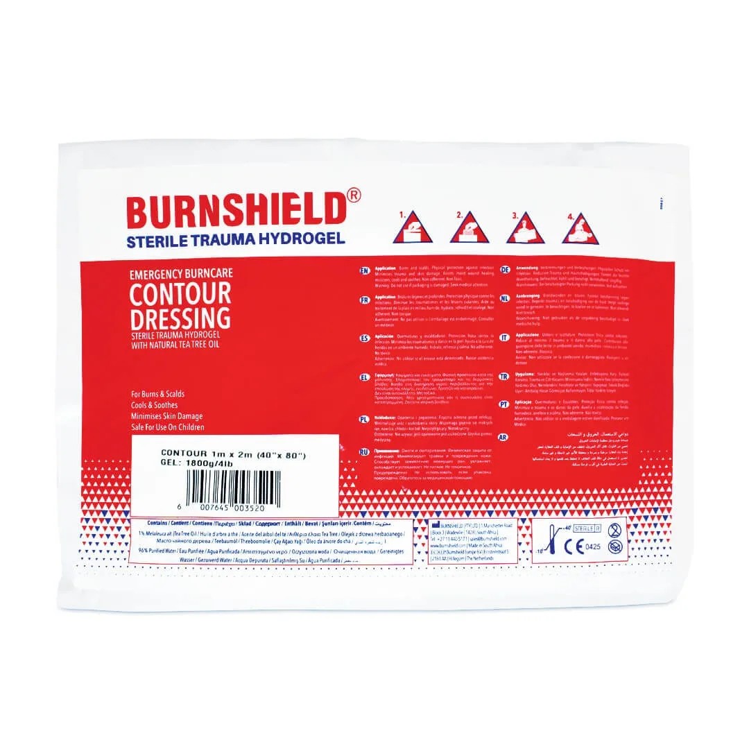 Burnshield Yanık Örtüleri Hdrojel  - 1 mt x 2 mt  1800 g jel