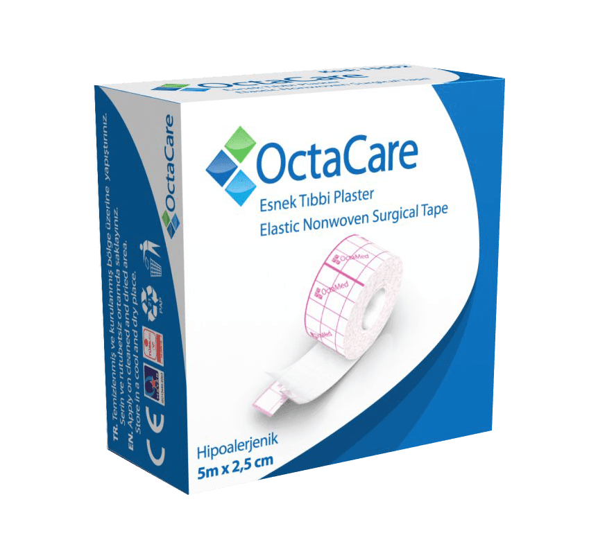 Octacare Esnek Tıbbi Flaster Fix  - 5m x 2.5 cm