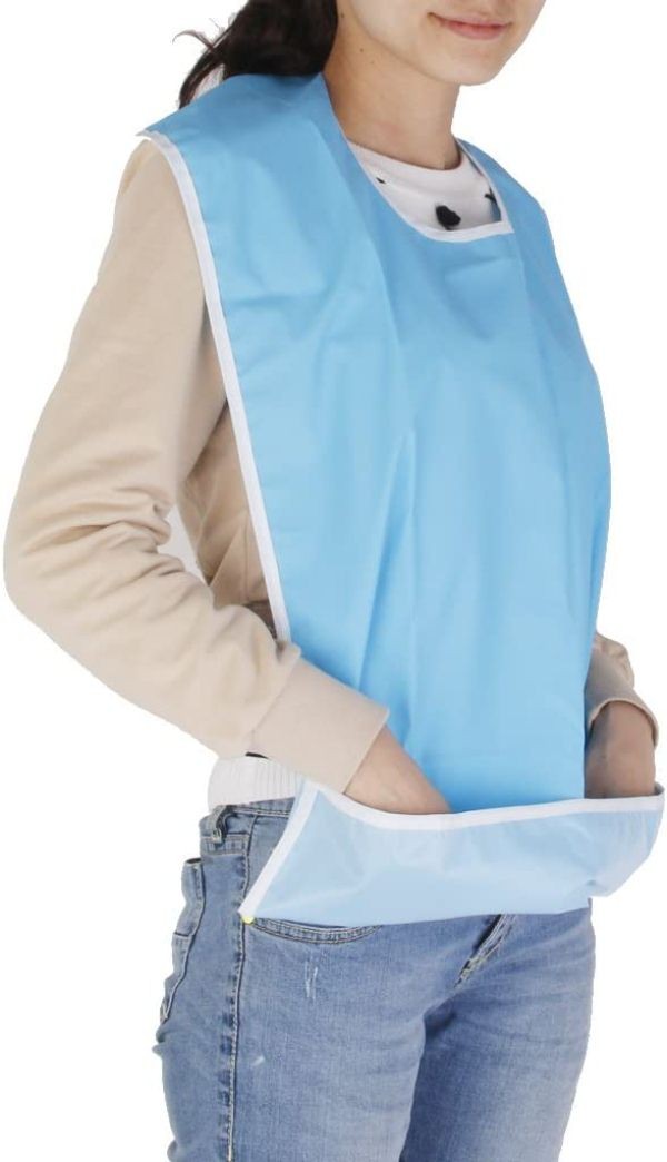 Cepli-Çıtçıtlı Yetişkin Yemek Önlüğü