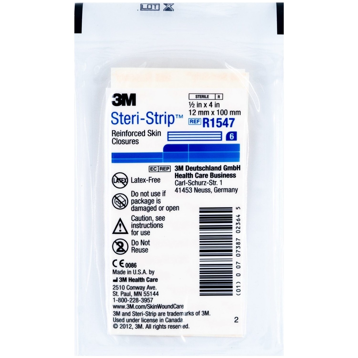 Steri Strip R1547 12mm x 100mm - Dikiş Bandı