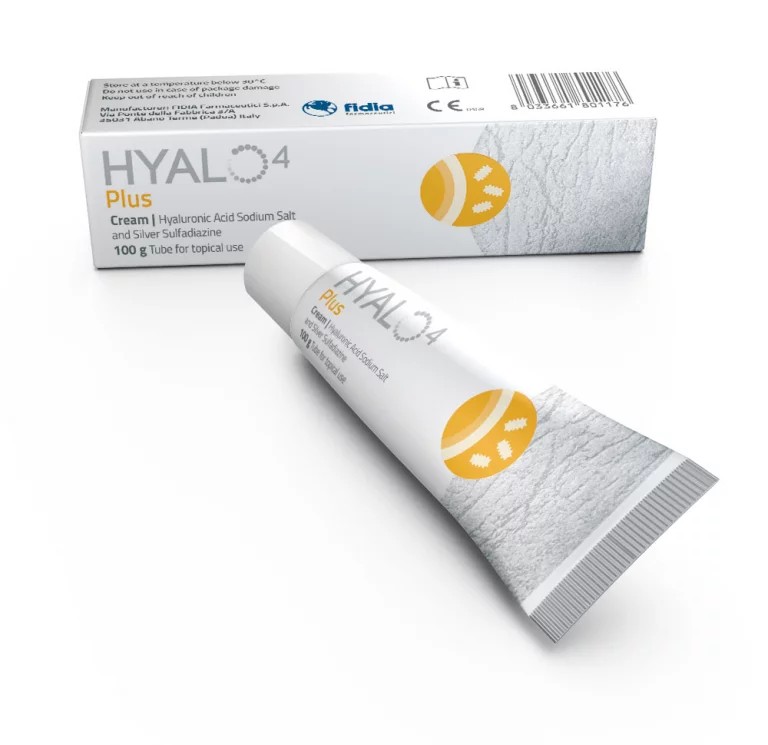 Hyalo4 Plus 100g Hyaluronik Asit Sodyum Tuzu %0,2 Gümüş Sülfadiazin %1 -MAĞAZA STOĞUMUZDA MEVCUTTUR