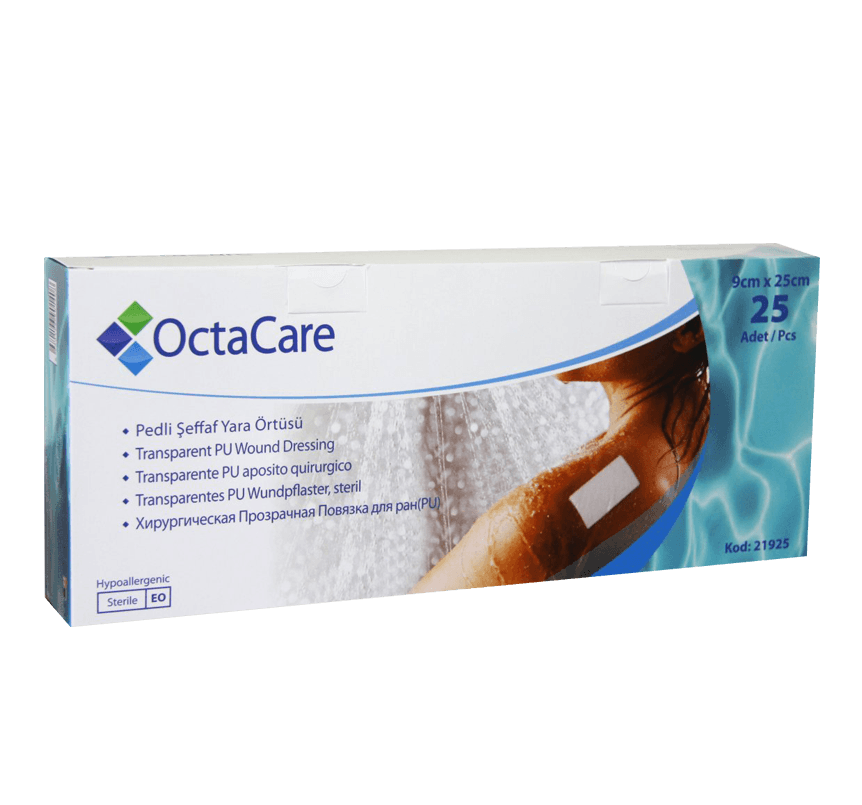 OctaCare Şeffaf Yara Örtüsü - 21925	9 cm x 25 cm	25 Adet