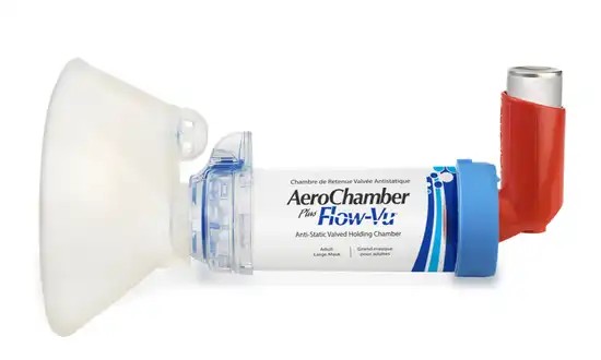 Aerochamber Plus Flow-Vu Mavi Yetişkin Hasta