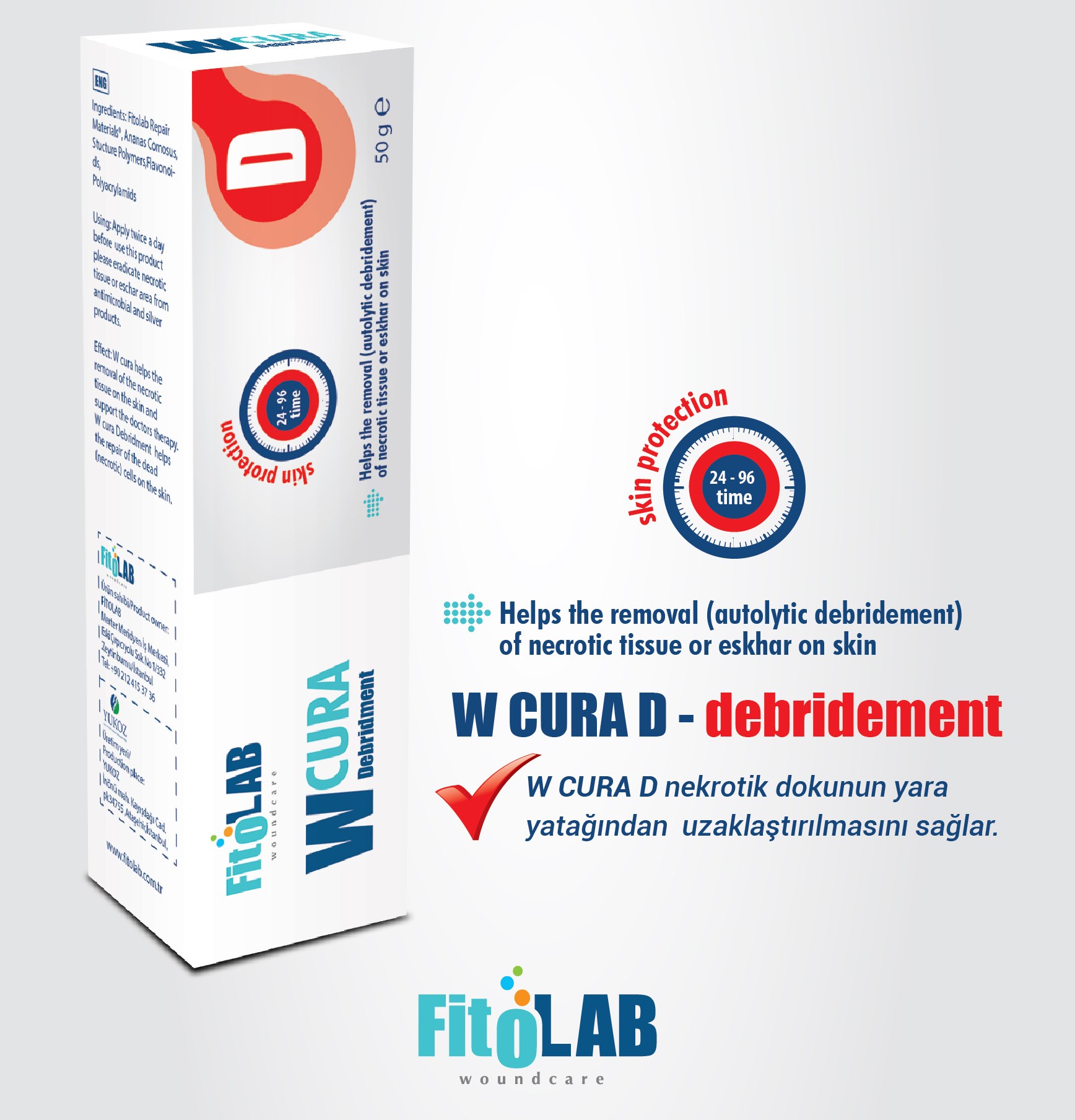 WCURA-D  Debritman Otolitik Debritman Kremi 50 gr