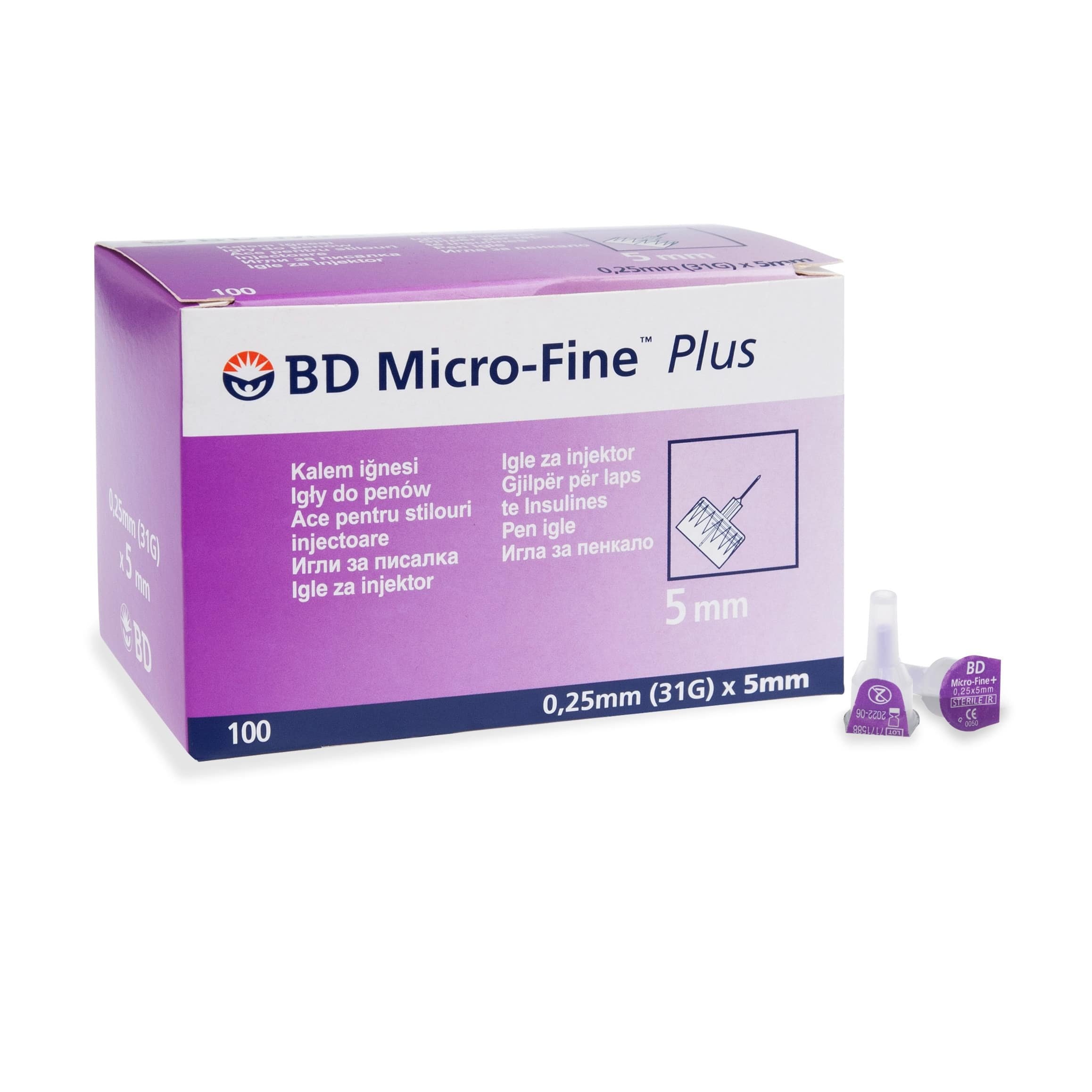 Bd Microfine Plus İnsülin Kalem İğne Ucu 100 lü Paket - 5 mm 31 g 0,25 mm