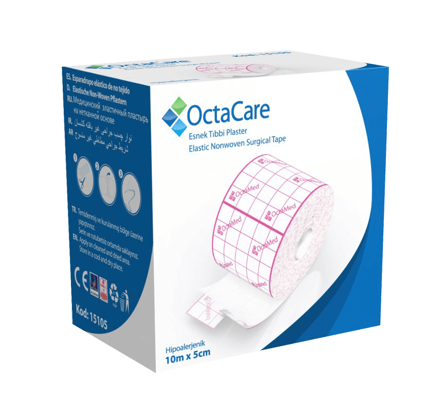 Octacare Esnek Tıbbi Flaster Fix  - 10m x 5 cm