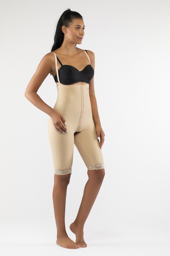 Karın-Diz Üstü Post Op Askılı Liposuction Korsesi Ten Code 1840