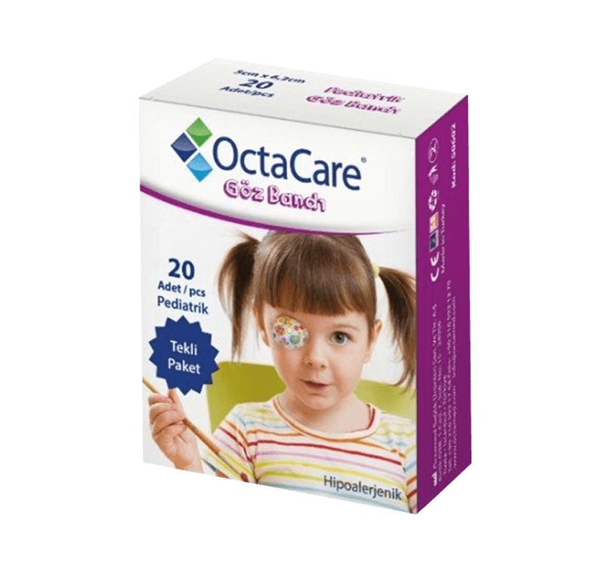 OctaCare Pediatrik Göz Pedi - 50602	5 cm x 6,2 cm	20 Adet