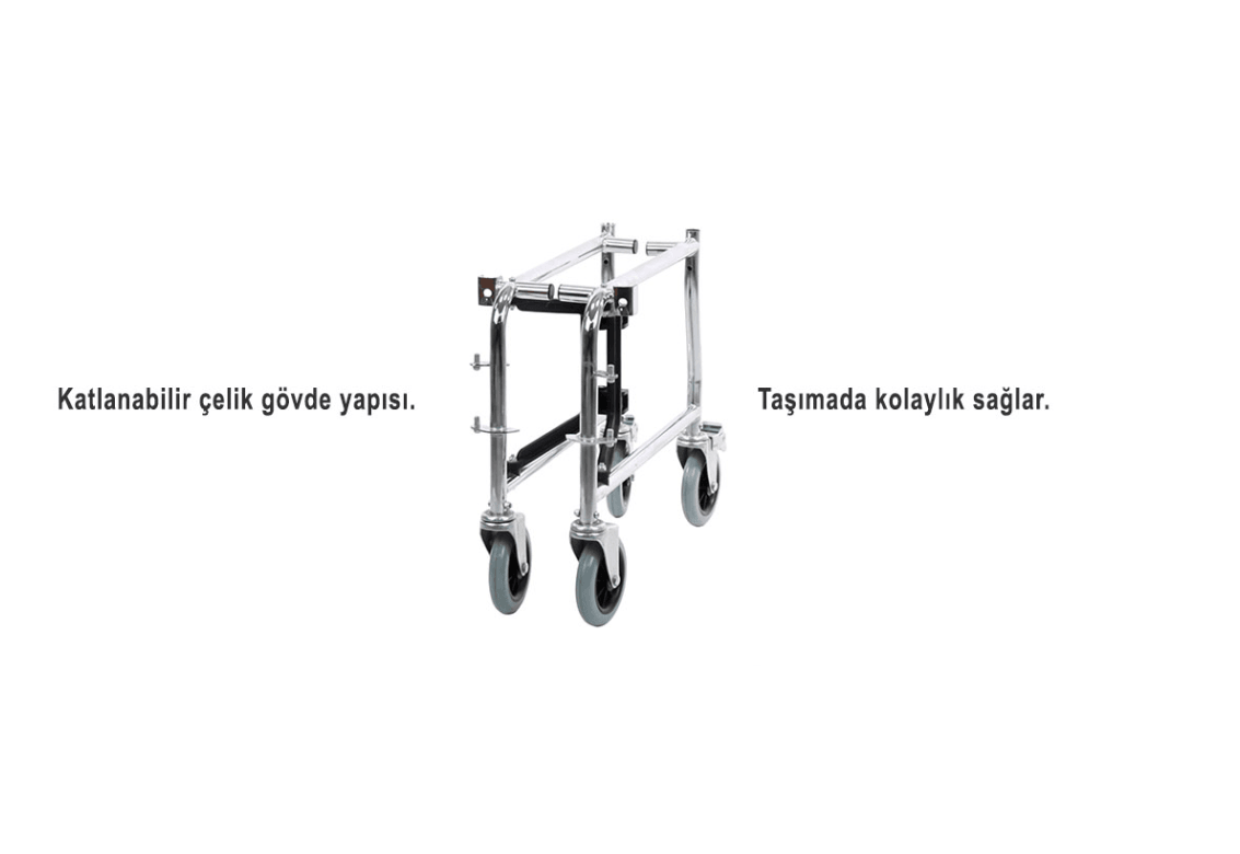 KY689 Banyo Ve Tuvalet Özellikli Tekerlekli Sandalye