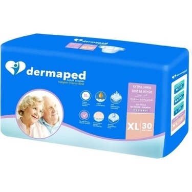 Dermaped Bel Bantlı Hasta Bezi 30 lu - Xlarge