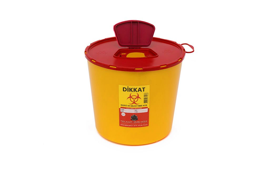 Tıbbi Atık Kovası - 5 lt