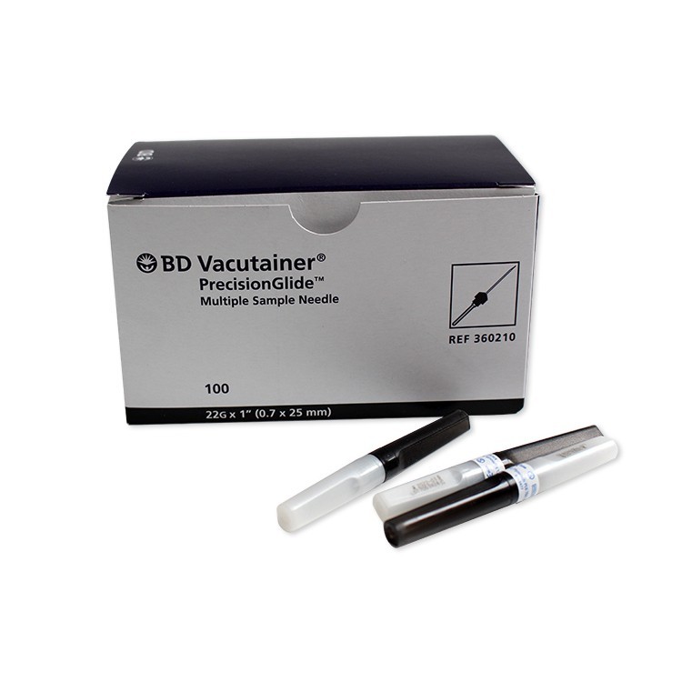 Bd Vacutainer Kan Alma İğnesi 22 G x 1.5 (360211) 100 lü Siyah