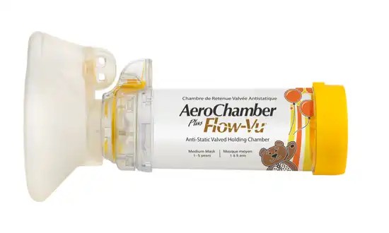 Aerochamber Plus Flow-Vu Sarı Ayıcıklı