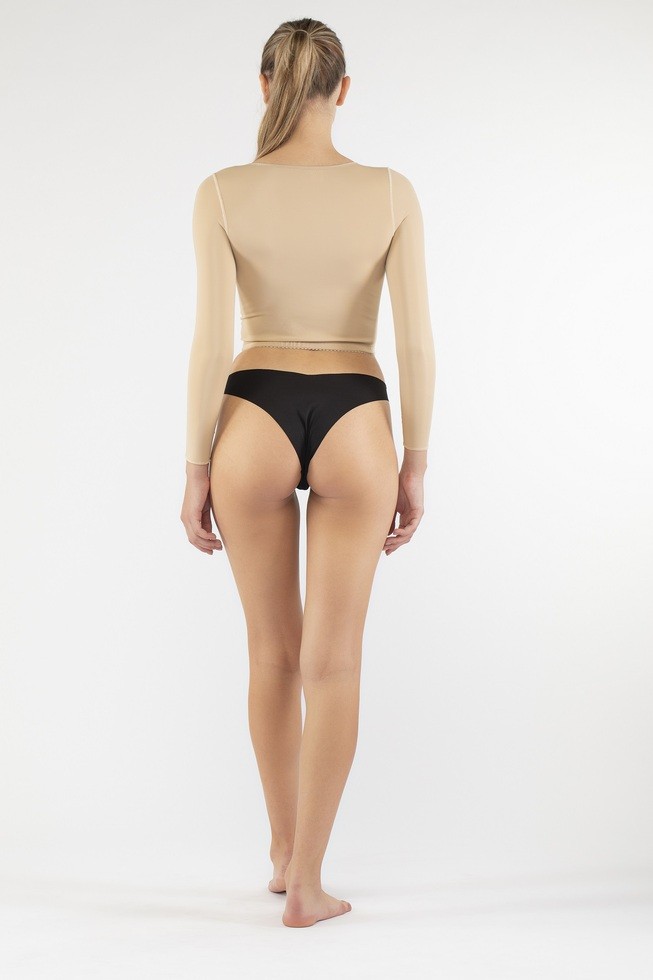 Post Op Liposuction Yeleği Fermuarlı Ten Code 1823