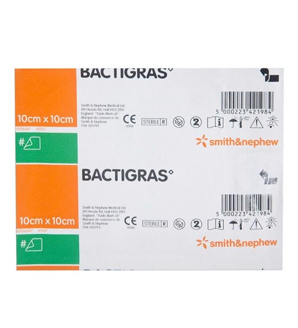 Bactigras Tül Parafinli Yara Örtüsü 1 Birim Adet Fiyatıdır - 10 cm x 10 cm