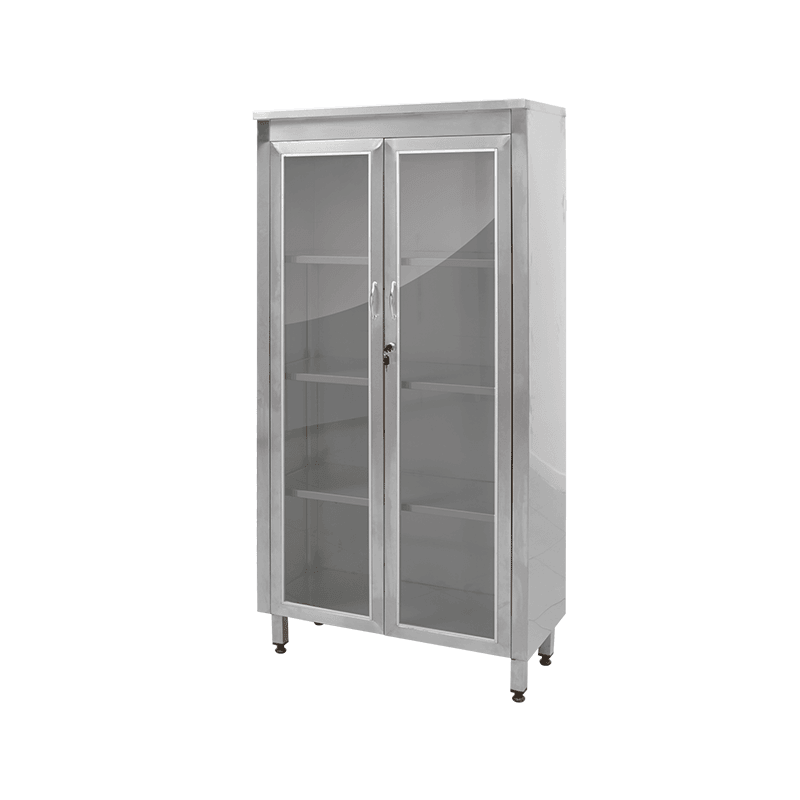 Ameliyathane Alet İlaç Dolabı Paslanmaz Çelik 40 X 90 X 180 cm / 55 kg e-107