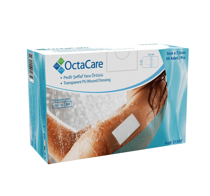 OctaCare Şeffaf Yara Örtüsü - 21507	5 cm x 7,5 cm	50 Adet