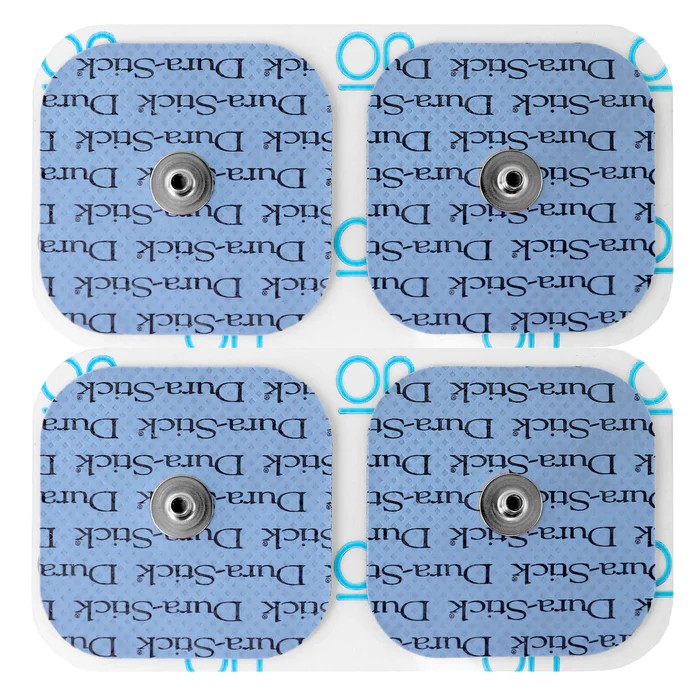 Compex Tens Elektordu Dura Stick Plus Snap Self-Adhesive Electrodes Square 5cm (4)