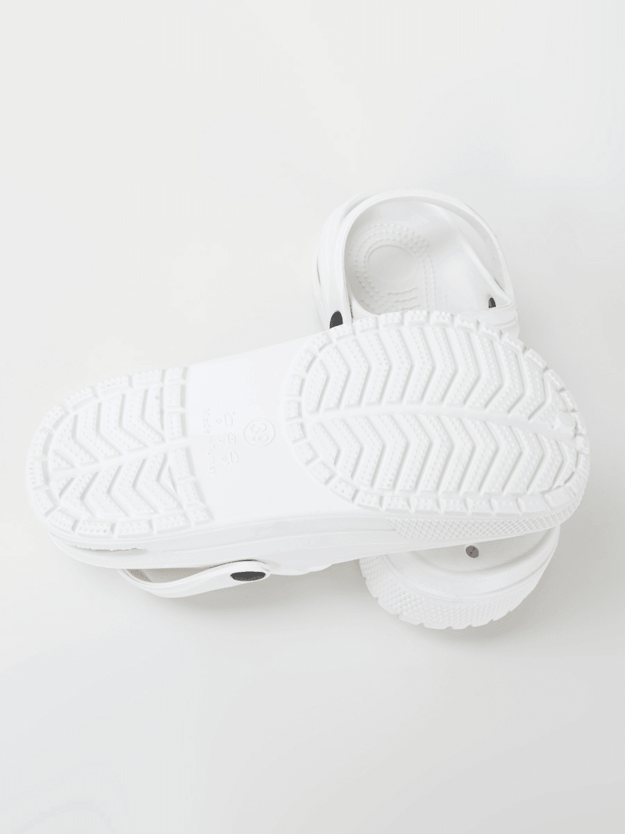 Crocs Terlik Topuk Hava Destekli Beyaz Renk Kaydırmaz