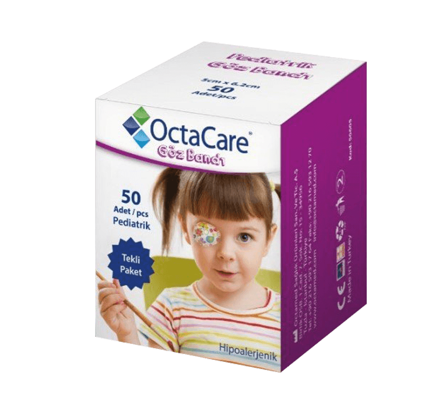 OctaCare Pediatrik Göz Pedi - 50605	5 cm x 6,2 cm	50 Adet