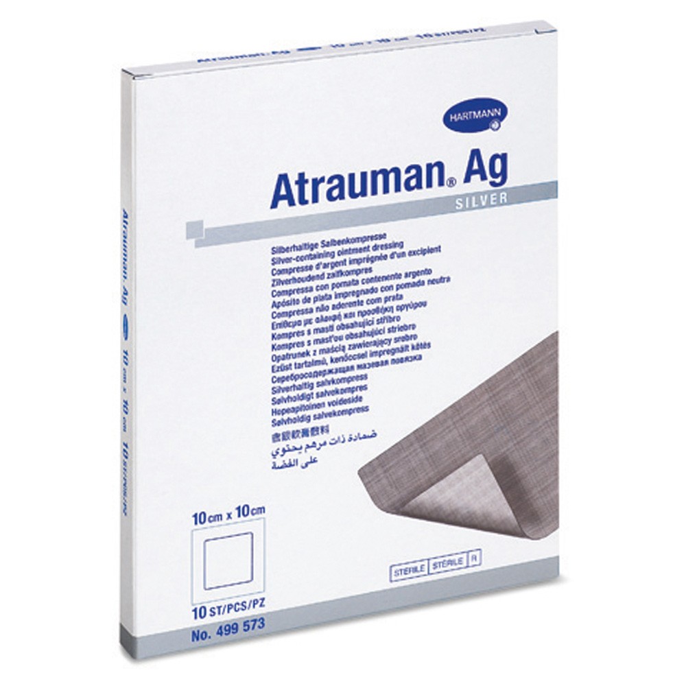 Atrauman AG Gümüş İçerikli Tül Yara Örtüsü - 10 cm x 10 cm
