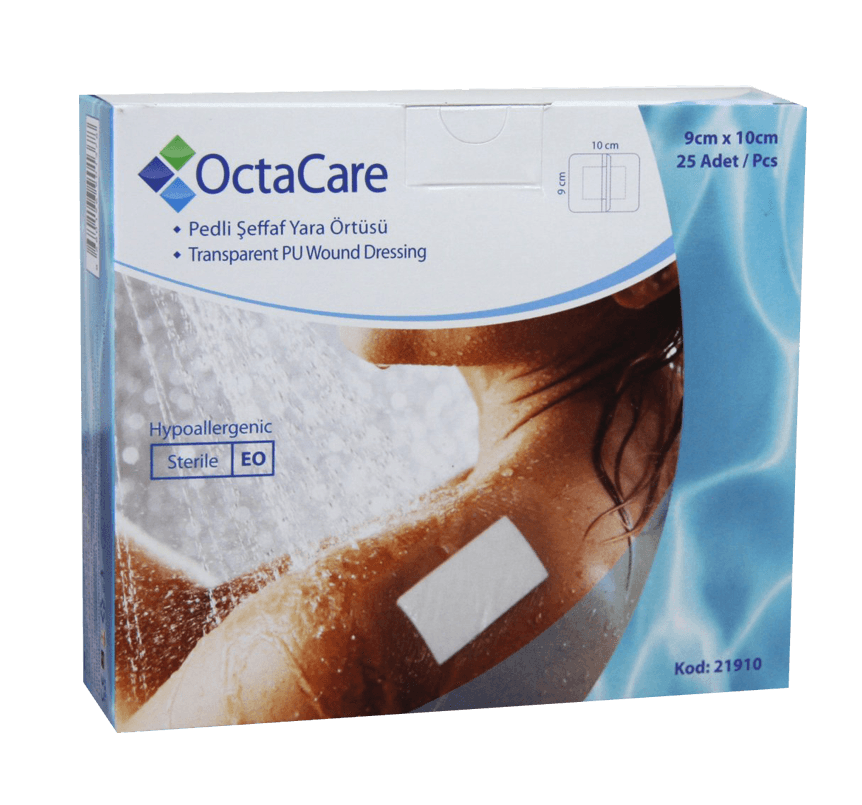 OctaCare Şeffaf Yara Örtüsü - 21910	9 cm x 10 cm	25 Adet